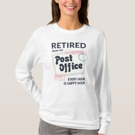 Remüde Postarbeiter Retirement Mailman Novelty T-Shirt