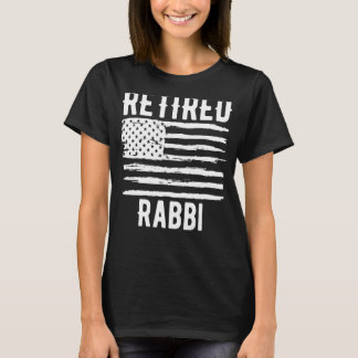 Remüde Rabbi Professionelle amerikanische Flagge T-Shirt