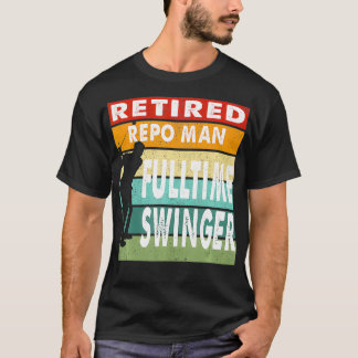 Remüde Repman Fulltime Swinger Golf Golfer Geschen T-Shirt