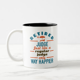 Remüde Richter Rentirement Way Happier Zweifarbige Tasse