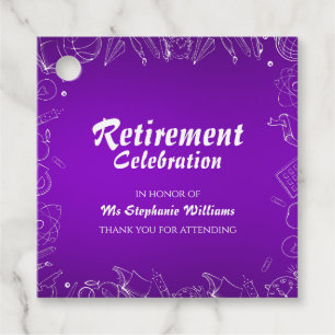Remüde Schullehrer Celebration Party Geschenkanhänger