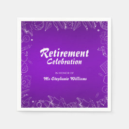 Remüde Schullehrer Celebration Party Serviette