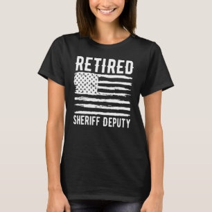 Remüde Sheriff Stellvertretender Profi American Fl T-Shirt