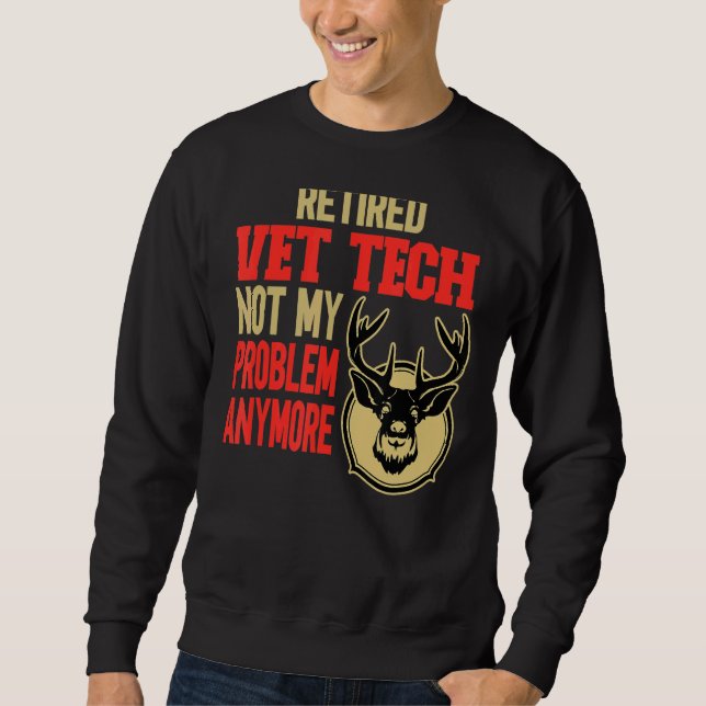 Remüde Tierärzte Tech Hirschjagd Sweatshirt (Vorderseite)