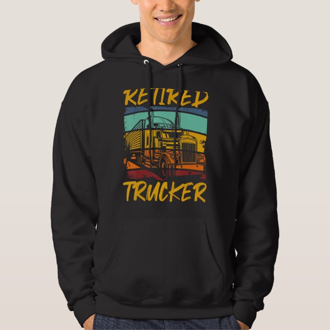 Remüde Trucker Hoodie (Vorderseite)