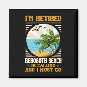Remüde US Coast Funny Sea Lover RehoBeide Strand Magnet