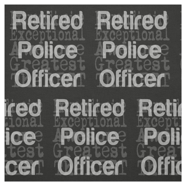 Remüder Polizeibeamter Extraordinator Stoff (Muster)