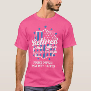 Remüder Polizeibeamter Vater Vater Polizeimänner R T-Shirt