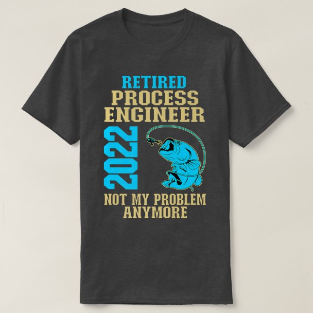 Remüder Process Engineer 2022 Fishing Lover ReReif T-Shirt (Design vorne)