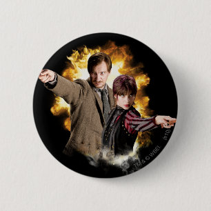 Remus Lupin and Nymphadora Tonks-Lupin Button