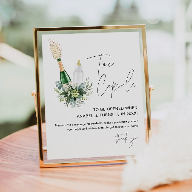 REMY Time Kapsel Kinderdusche Schild Poppin Flasch (Von Creator hochgeladen)