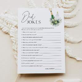 REMY Vater Jokes Baby Shower Game - Poppin Flasche Einladung