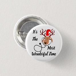 Ren-Doktor Christmas Button