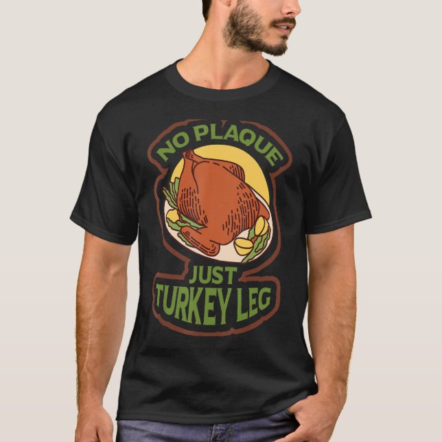 Ren Fair Renaissance Knight Cosplay Turkey Leg T-Shirt (Vorderseite)