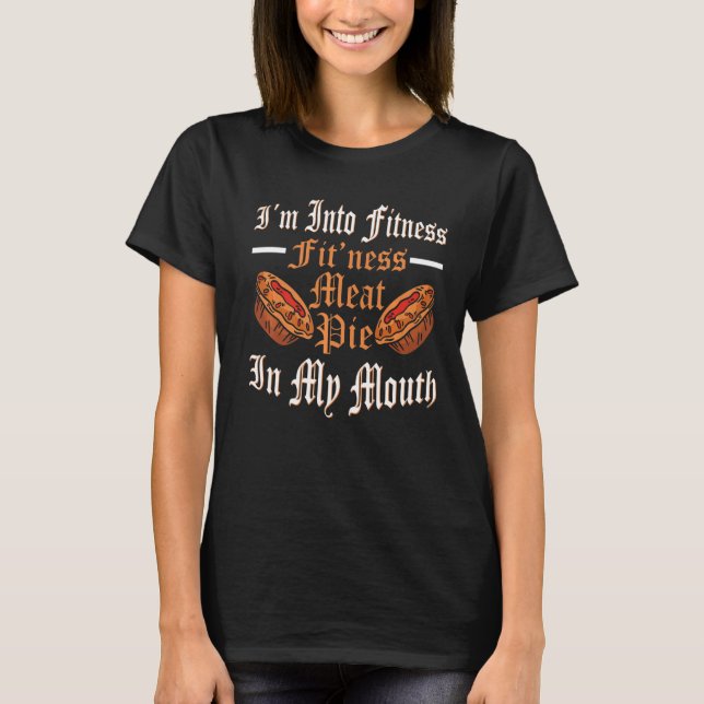 Ren Faire Fitness Meat Pie Renaissance Festival T-Shirt (Vorderseite)