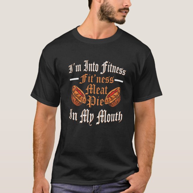 Ren Faire Fitness Meat Pie Renaissance Festival T-Shirt (Vorderseite)
