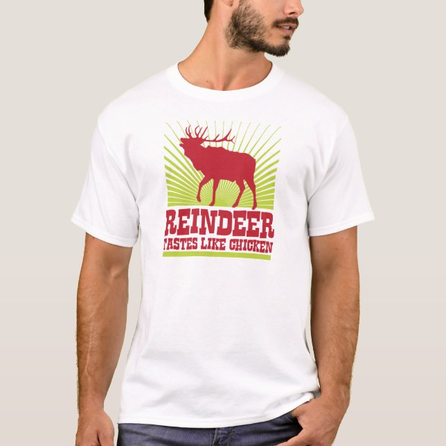 Ren-Geschmack mögen Huhn T-Shirt (Vorderseite)