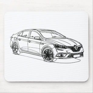 Ren Megane Limousine 2017 Mousepad