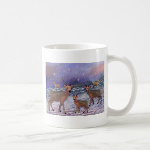 Ren-Schneefall-Tasse Tasse