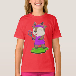 Ren-Tennis-Schläger T-Shirt
