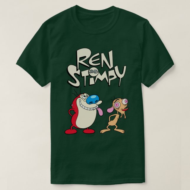 REN UND STIMPY T-Shirt (Design vorne)