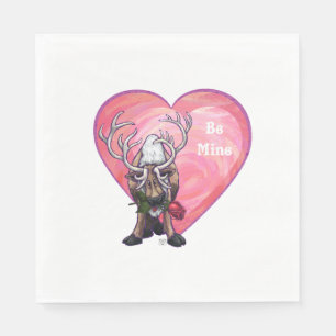Ren-Valentinstag Serviette