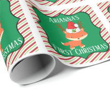 Ren-Weihnachtsmannmütze-erstes Weihnachten Fox