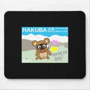 Ren-world 80 Japan Northern Alps Haku Blauer Himme Mousepad