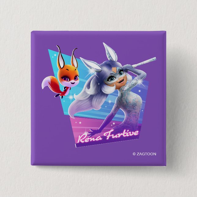 Rena Furtive Graphic Button (Vorderseite)