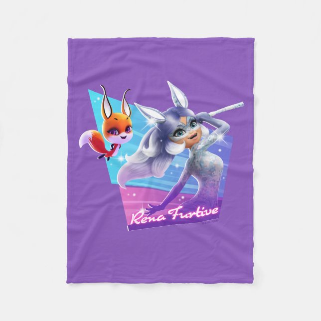 Rena Furtive Graphic Fleecedecke (Vorderseite)