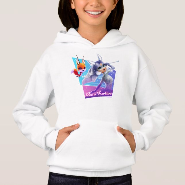 Rena Furtive Graphic Hoodie (Vorderseite)