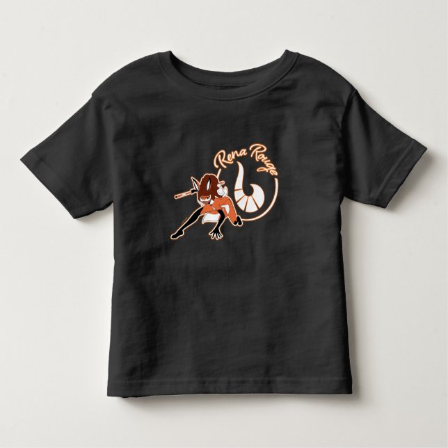 Rena Rouge Abzeichen Kleinkind T-shirt (Vorderseite)