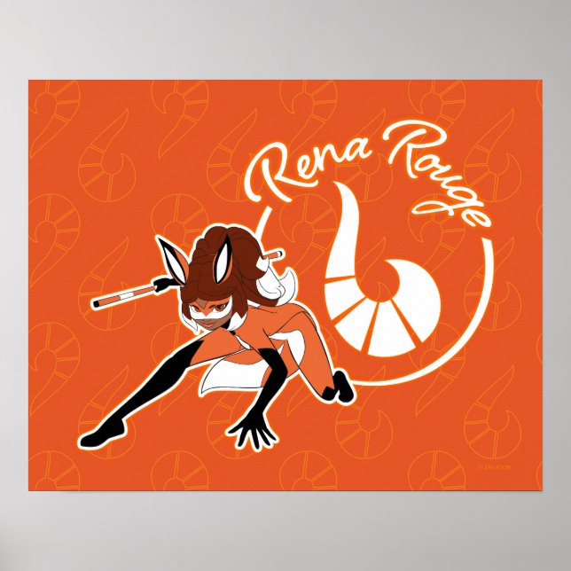 Rena Rouge Abzeichen Poster (Vorne)