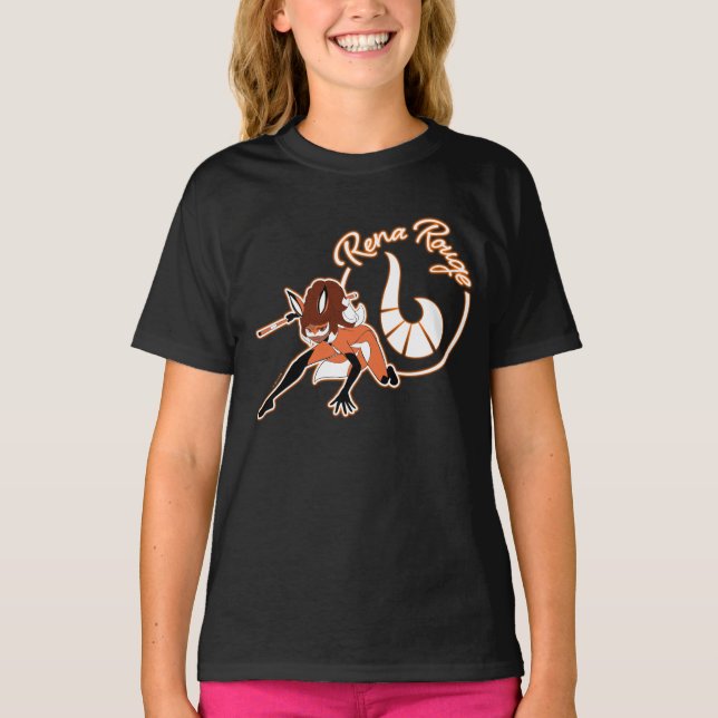 Rena Rouge Abzeichen T-Shirt (Vorderseite)