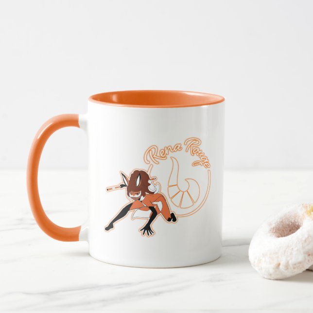 Rena Rouge Abzeichen Tasse (Mit Donut)