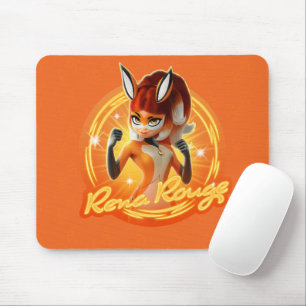 Rena Rouge Circle Abzeichen Mousepad