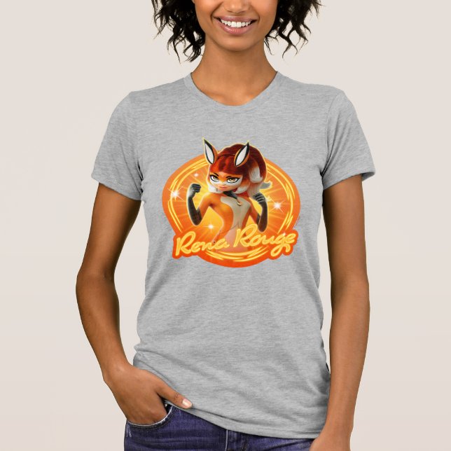 Rena Rouge Circle Abzeichen T-Shirt (Vorderseite)