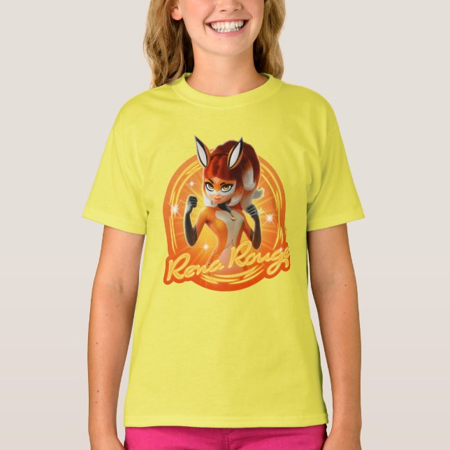 Rena Rouge Circle Abzeichen T-Shirt (Vorderseite)