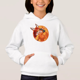 Rena Rouge Orange Abzeichen Hoodie