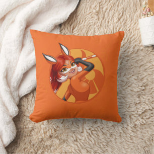 Rena Rouge Orange Abzeichen Kissen