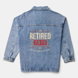 Renaissance 2019 Nicht mein Problem Veteran Retire Jeansjacke
