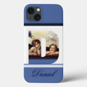 RENAISSANCE ANGEL D LETTER Winged Cherub Monogramm Case-Mate iPhone Hülle
