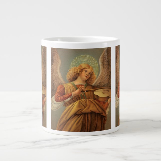 Renaissance Angel Violine Melozzo da Forli Jumbo-Tasse (Vorderseite)