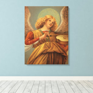 Renaissance Angel Violine Melozzo da Forli Leinwanddruck