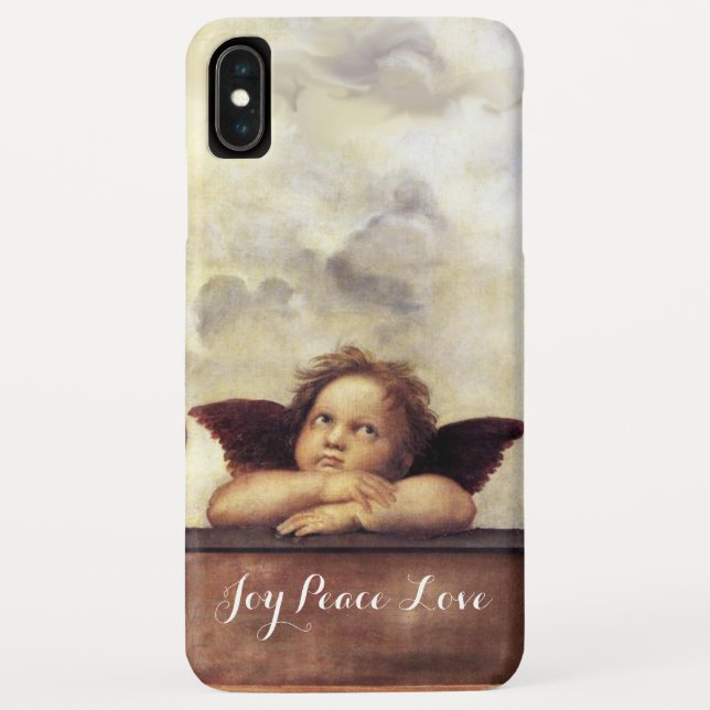 RENAISSANCE ANGEL Winged Cherub Joy Peace Liebe Case-Mate iPhone Hülle (Rückseite)