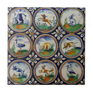 Renaissance Animals Niederlande Fliese