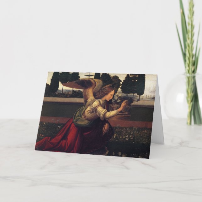 Renaissance-Ankündigungs-Engelskarte Karte (Vorderseite)