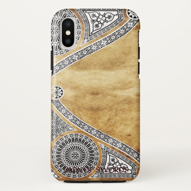 RENAISSANCE ARCHITECT BROWN PARCHMENT Case-Mate iPhone HÜLLE (Rückseite)