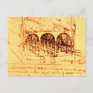 RENAISSANCE ARCHITEKTUR, Antiquitätenmuseum Postkarte