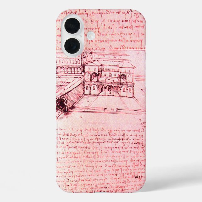 RENAISSANCE ARCHITEKTUR, ARCHITEKT, ENGINEER, rosa Case-Mate iPhone Hülle (Rückseite)